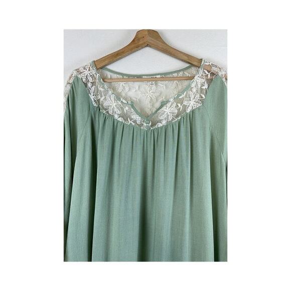 UMGEE Ruffle Lace Dress Mint Green Size M - Picture 2 of 9